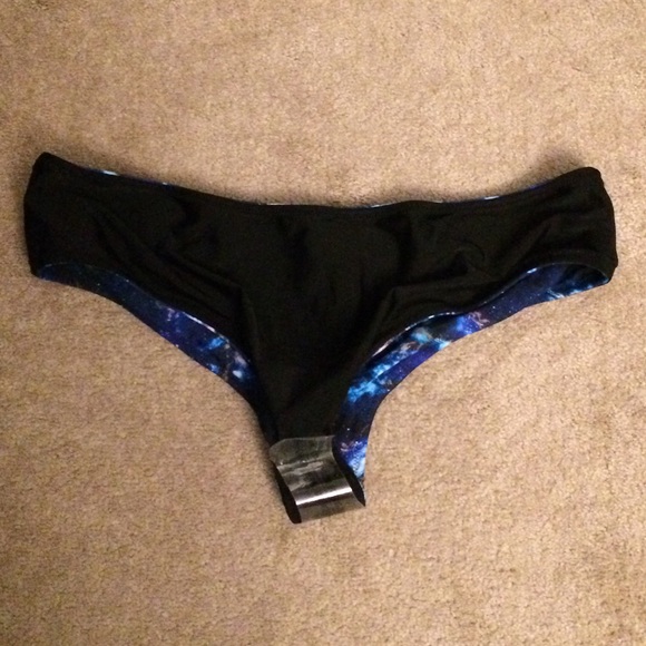 GALAXY PRINT REVERSIBLE WOMEN’S SWIM BOTTOMS - Picture 6 of 7